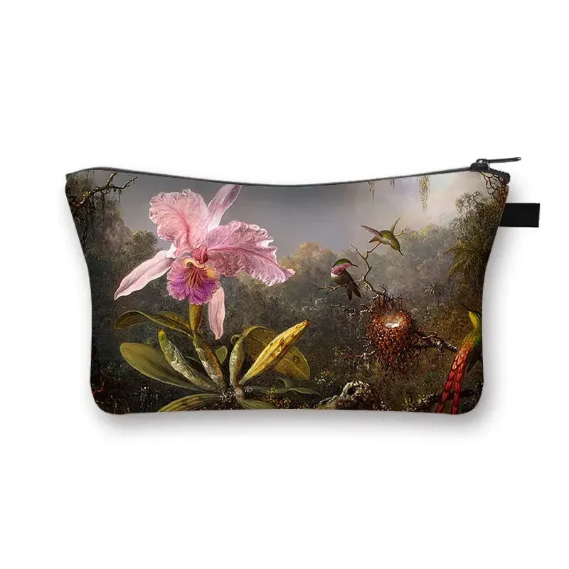 starry night / kiss / waterlily – trousse à cosmétiques pour femmes, trousse de maquillage van gogh / gustav klimt / monet