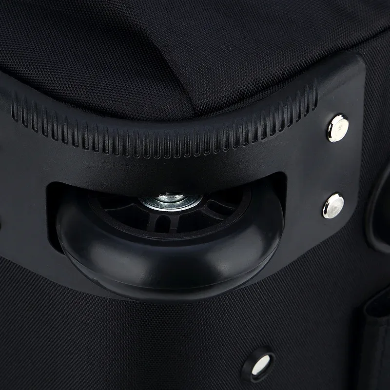 valise bagage roulettes oxford université noire compartiments ipad documents trolley sac dos rolling bagage