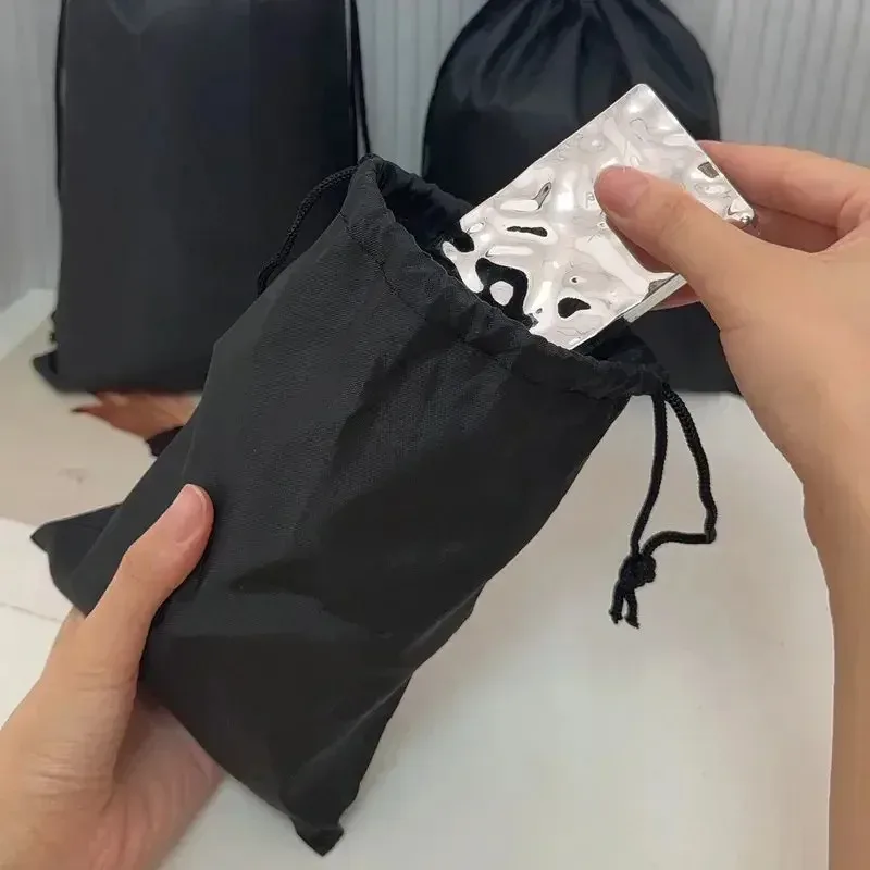 pochette de rangement étanche en nylon avec cordon de serrage, sac de voyage oxford, sacs multifonctionnels 10x20cm à 30x20cm pour activités de plein air