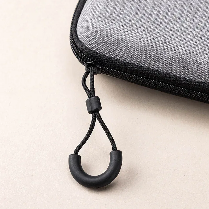 mini sac de rangement gris pour produits numériques, étui de protection antichoc, portable, sauna, téléphone, câble de données usb, chargeur u stick