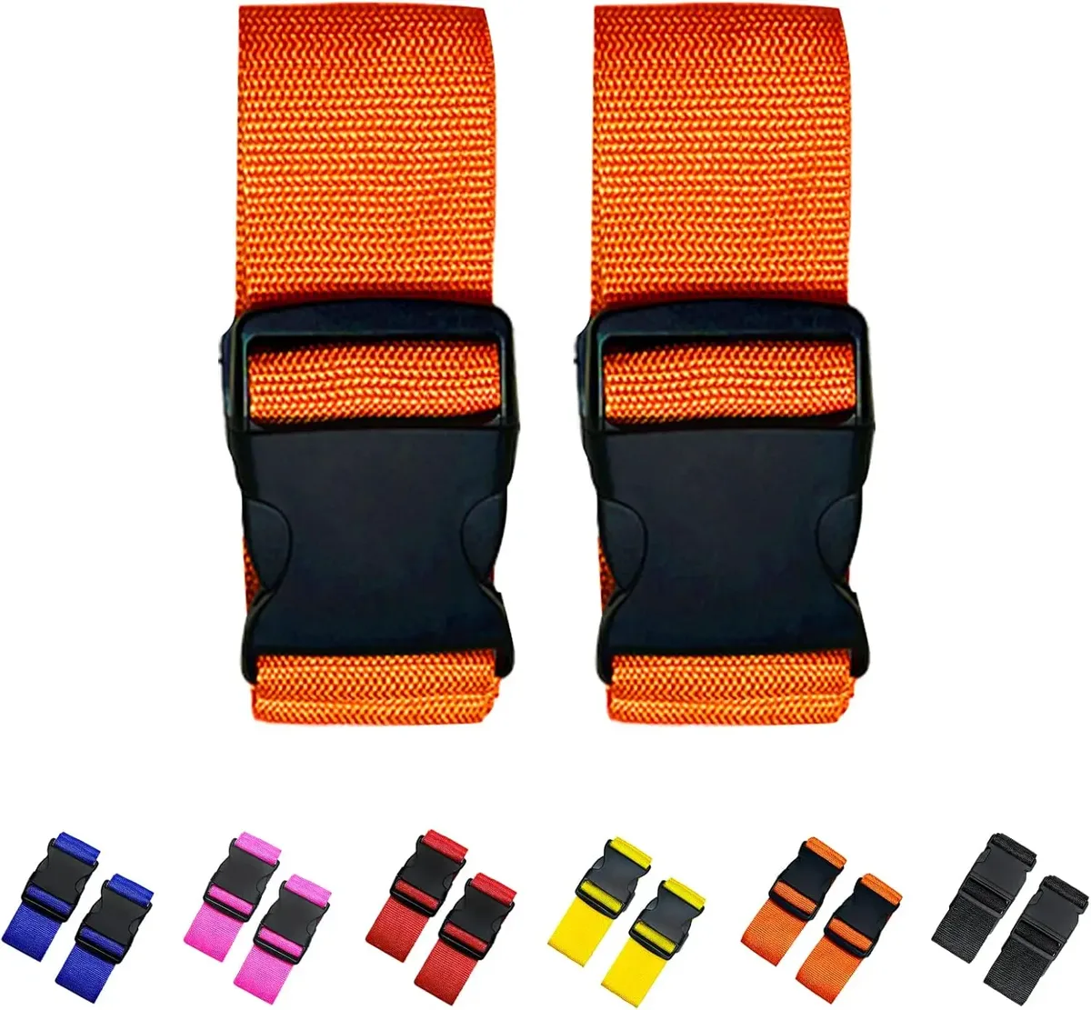 sangles bagage nylon réglables couleurs vives identification valise sécurité voyage moto transport maintien bagages