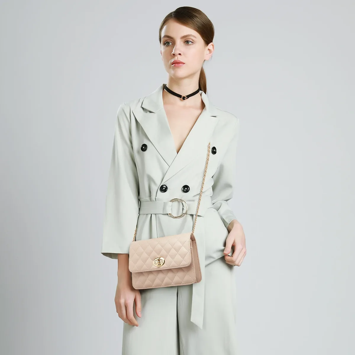 foxer sac à bandoulière et sac à main en cuir croisé pour femme, sac classique à chaîne, cadeau pour femme, petite amie