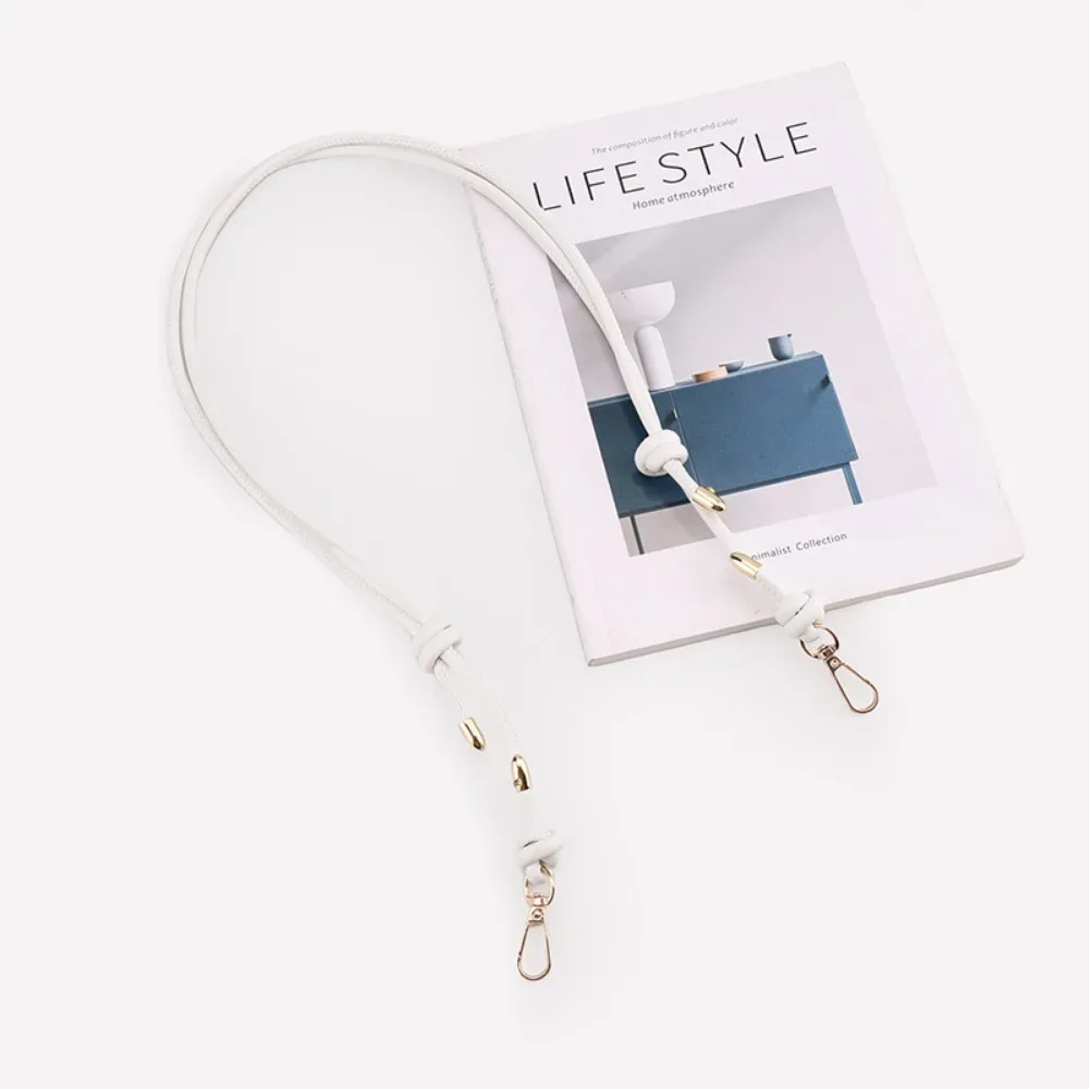sangle de sac à bandoulière en cuir pu, longueur réglable, couleur unie, sangle de remplacement légère pour sac à main