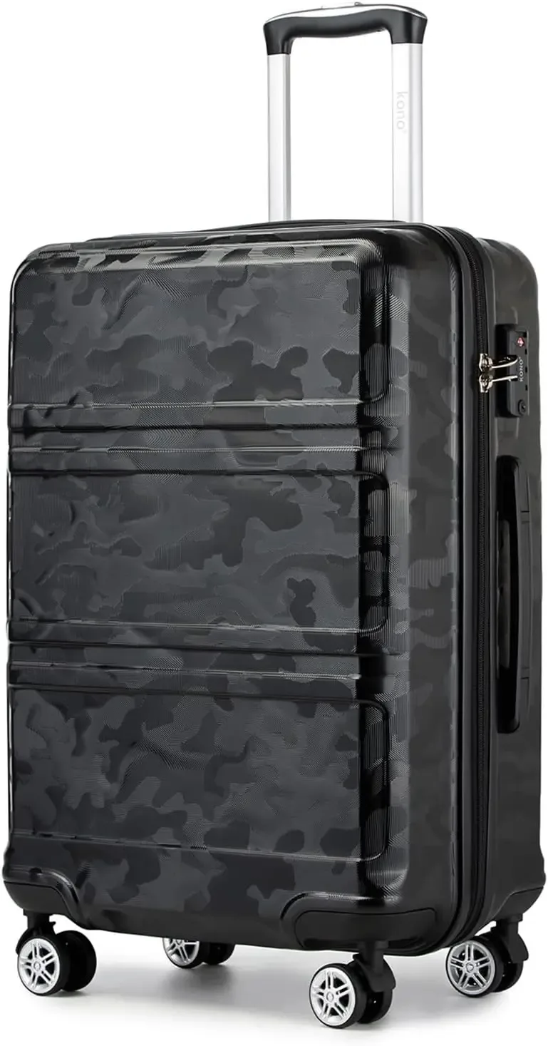 kono-serrure tsa, valise (m/l/xl) tono, étui rigide, chariots abs légers à roues jumelles
