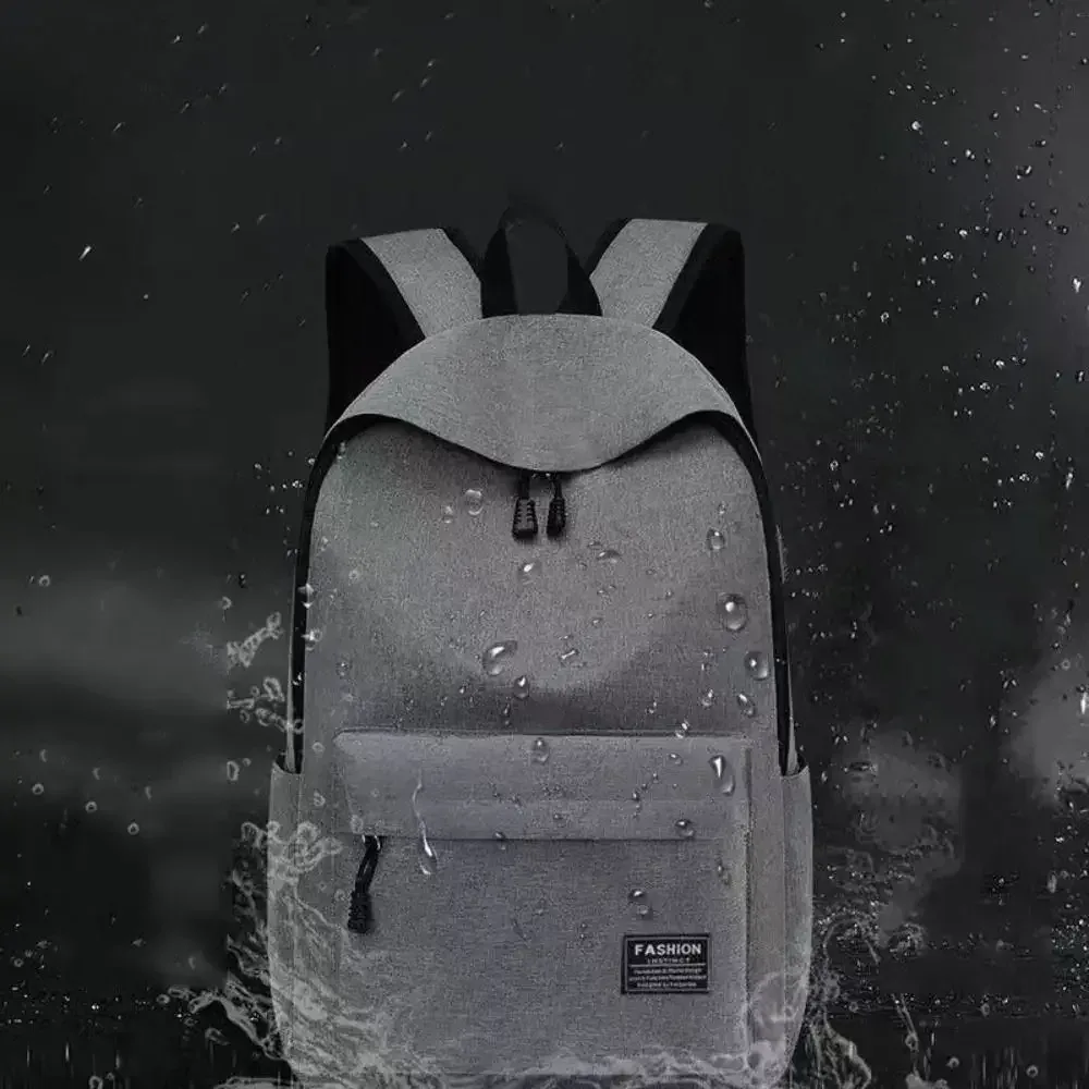 sac à dos en toile oxford pour étudiants, sac à dos pour ordinateur portable lavable de grande capacité, sac à dos de voyage et d'école tendance