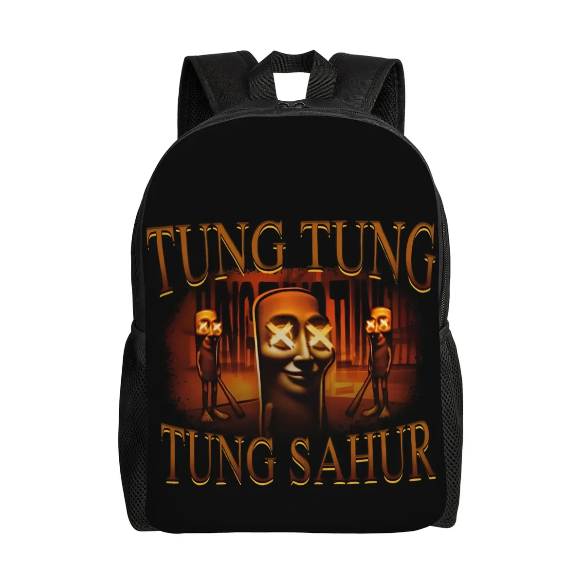 sac à dos tung tung tung sahur pour hommes et femmes, sac à dos décontracté pour le lycée, sac à dos en toile pour le collège, motif meme brainrot italien, cadeau