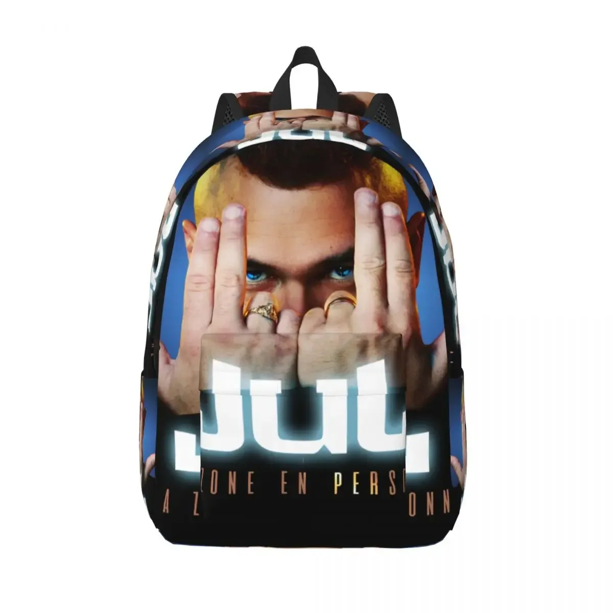 sacs à dos personnalisés en toile pour chanteur français jul, pour femmes et hommes, sac étanche pour école, collège, marseille, sac à livres imprimé