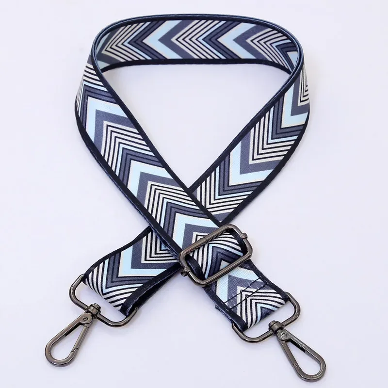 sangle de sac diy o bag pour femmes, accroche de sac à bandoulière, ceinture colorée, accessoires de sac, sangle de sac à main réglable arc-en-ciel, chaîne décorative