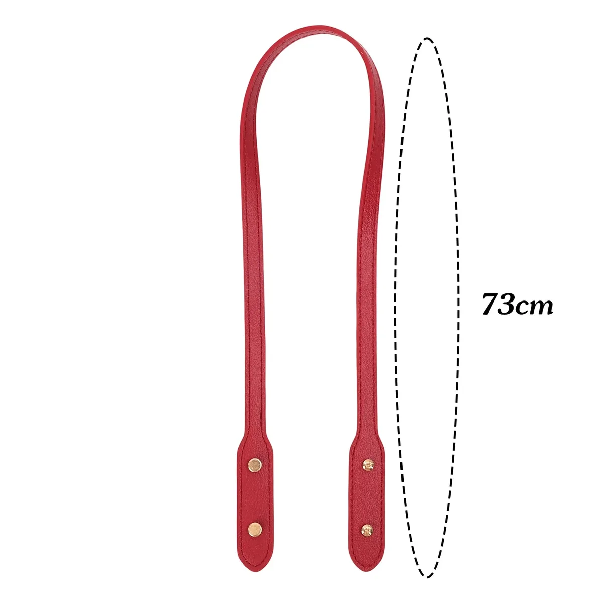2 sangles de remplacement réglables en pu pour sacs à bandoulière, double couche, avec accessoires à vis, outils de bricolage faits main