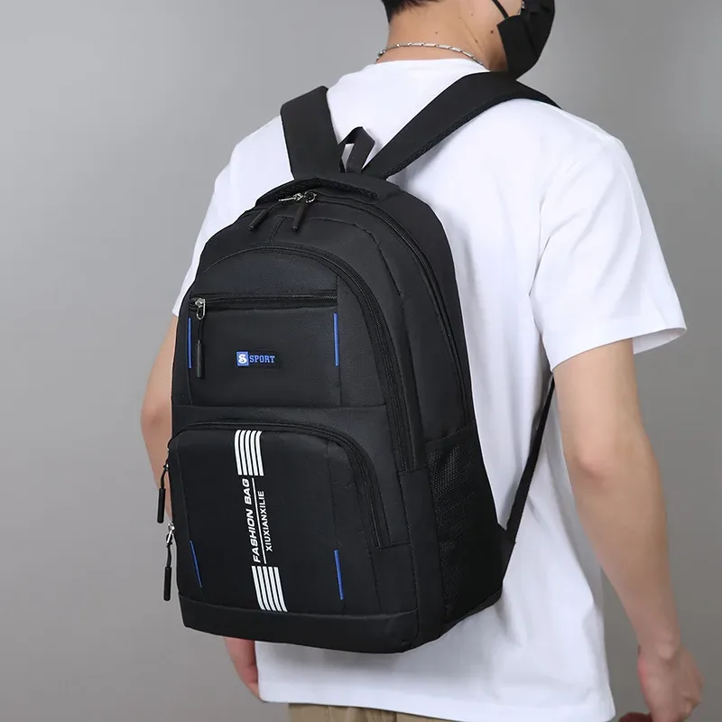 sac à dos pour homme, nouveau sac à dos de voyage léger multi-poches pour les affaires et les loisirs