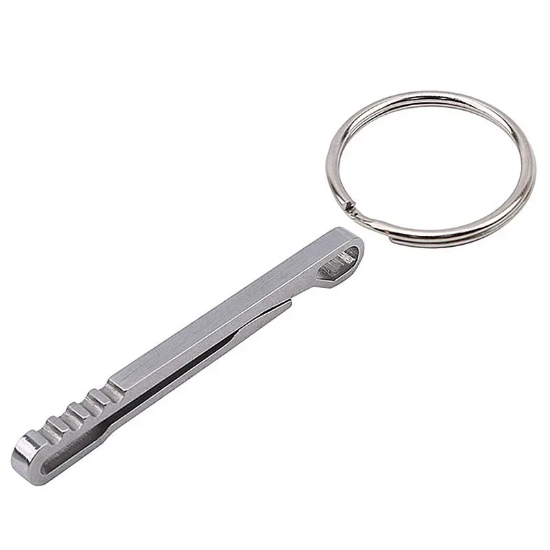 porte-outils en acier inoxydable, porte-clés multifonctionnel, mousqueton, pince à billets, boucle de sac à dos, accessoires essentiels pour le camping en plein air