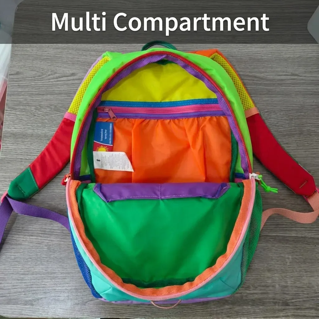 sac à dos pour enfants de 12 l, petite capacité, durable, tendance, à double bandoulière avec logo alpaca pour l'école et les voyages