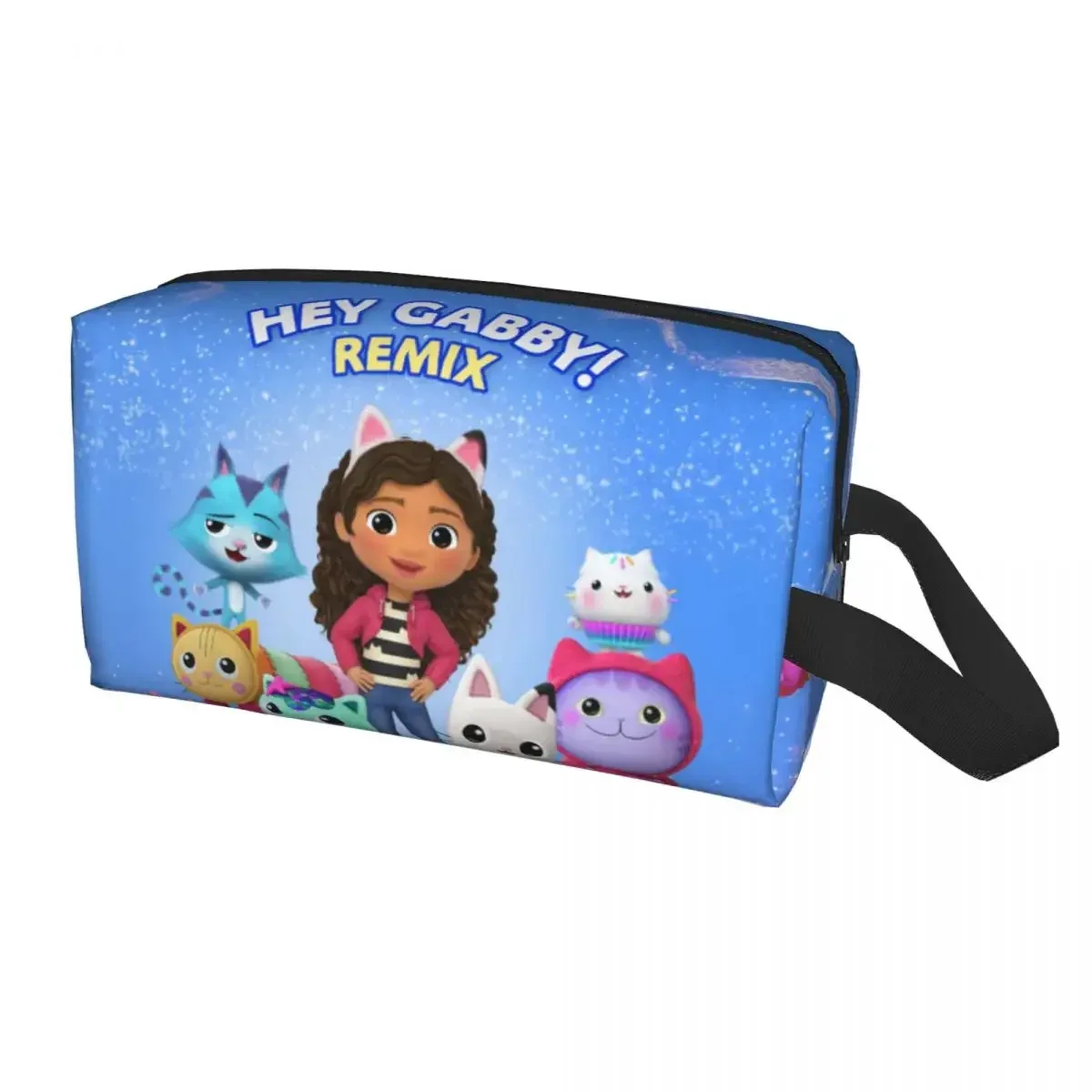 trousse de toilette de voyage pour maison de poupée gabbys, pour gabby cat pandy paws, organisateur de maquillage et de cosmétiques, kit de rangement de beauté dopp