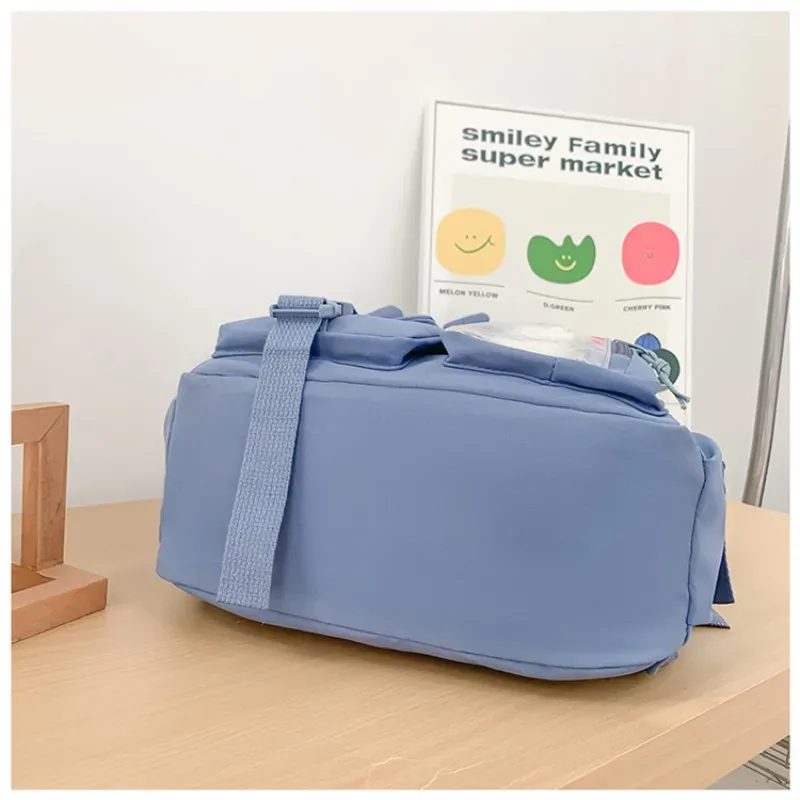 sac à dos scolaire coréen multi-couches avec compartiment ergonomique, grande capacité, pour étudiants, tendance, pour les voyages