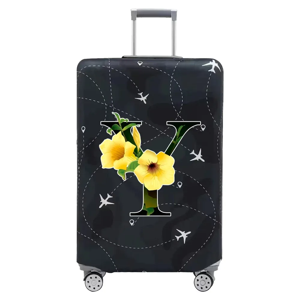 housse de protection pour bagages, accessoires de voyage, anti-poussière et résistante à l'usure, série letter, 18-32 pouces