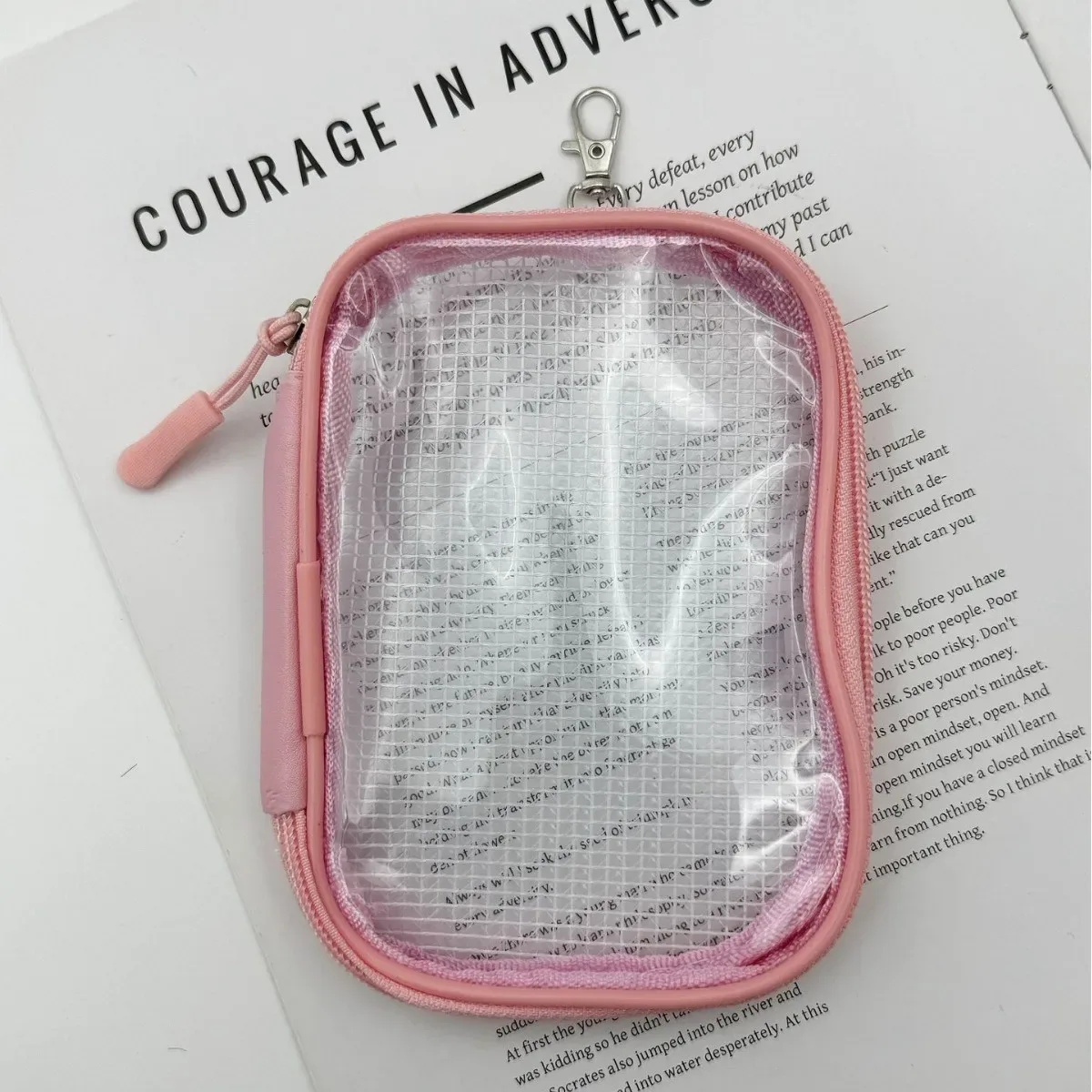 sac rangement pvc transparents motifs animaux violet noir blanc bleu rose voyage chambre bureau maquillage organisateur essentiels anti poussière modèle simple