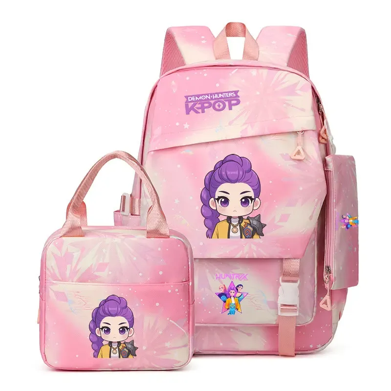 sac à dos kpop demon hunters, capacité importante, rumi mira zoey, sacs d'école, sacs de voyage, sac à dos pour ordinateur portable, nouvelle mochila pour étudiants, sacs cadeaux
