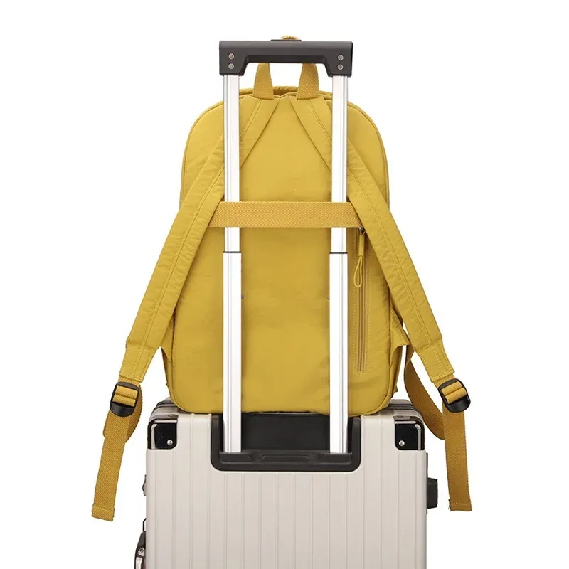 nesitu léger a4 grande capacité noir gris bleu rose vert jaune 14 pouces ordinateur portable hommes femmes voyage sac à dos sac d'école m394