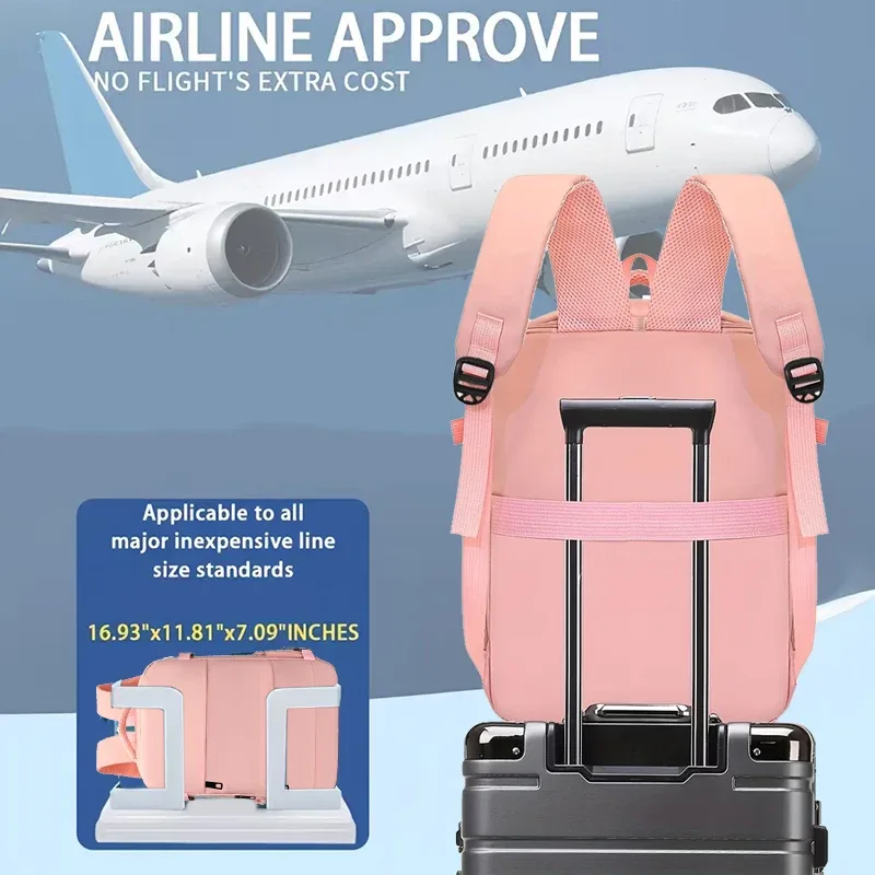 sac à dos pour ordinateur portable résistant à l'eau, polyvalent au quotidien, design unisexe tendance, poches latérales pour bouteille d'eau et petits accessoires
