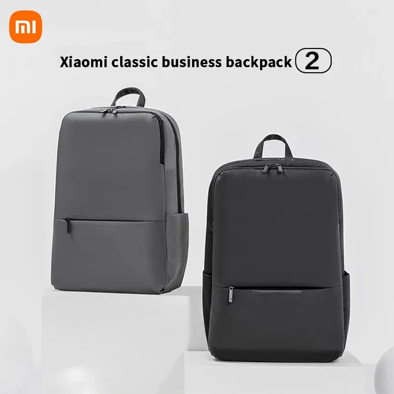 sac à dos d'affaires classique xiaomi, sac à dos pour ordinateur portable tendance pour hommes et femmes, sac à dos de voyage grande capacité.