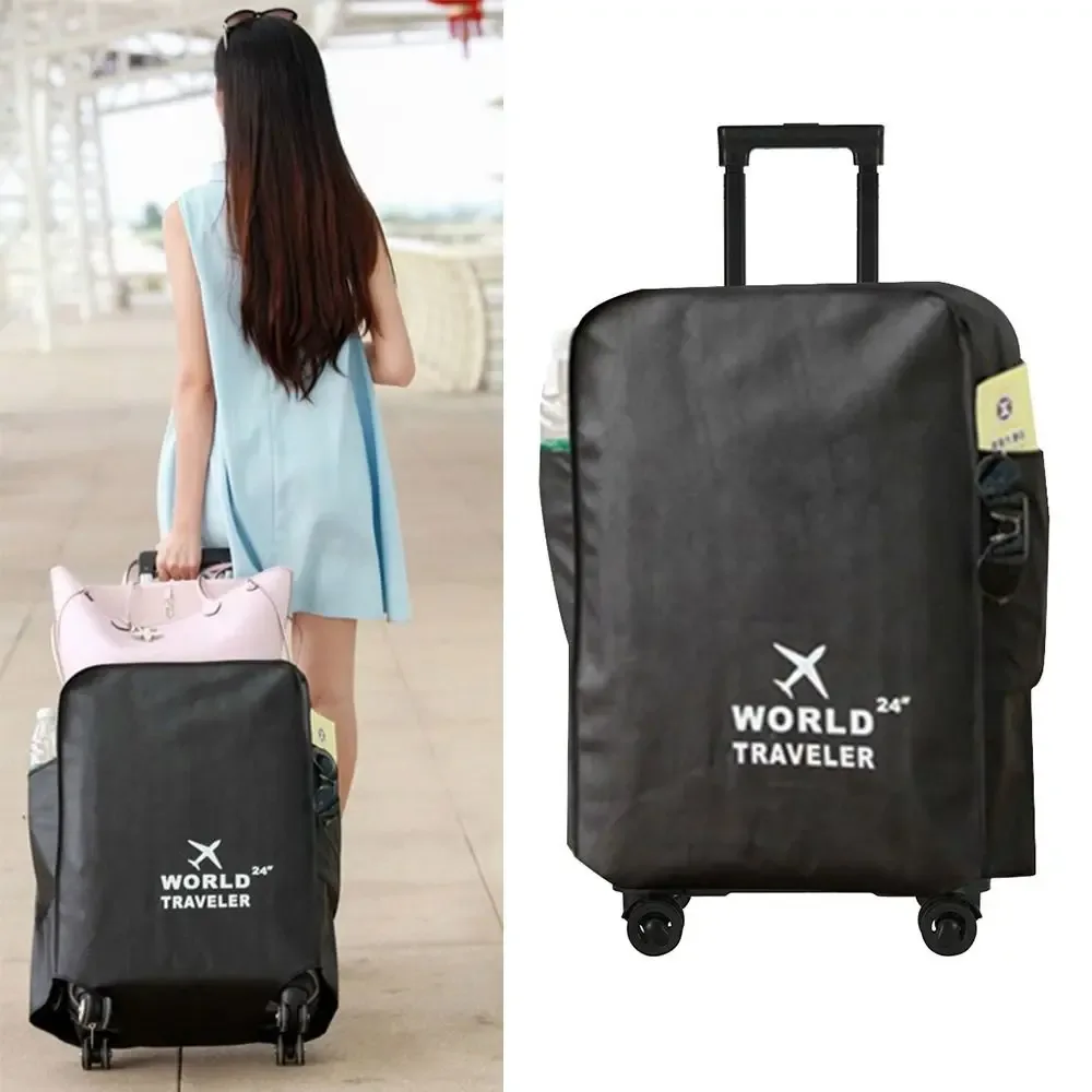 housse de protection pour bagages de voyage de 20 à 30 pouces, anti-poussière, imperméable, résistante à l'usure, housse de protection pour valise