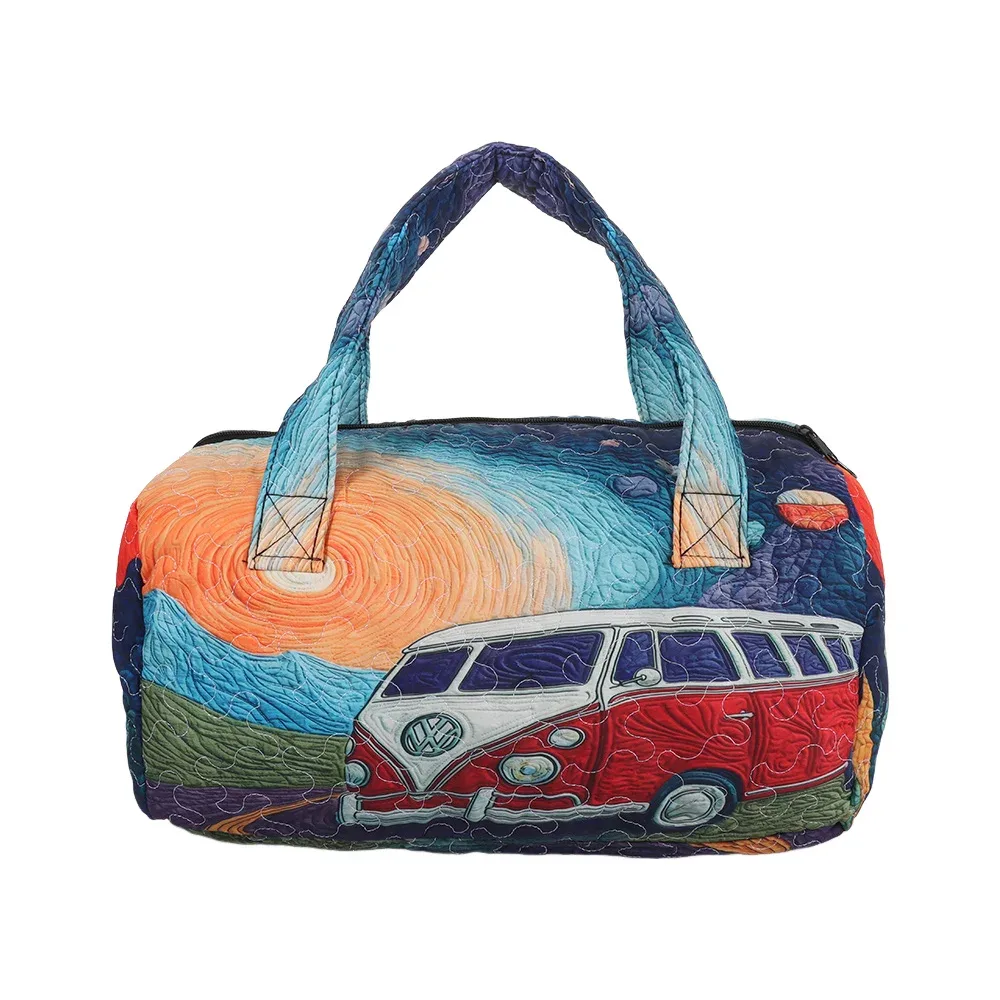 sac de voyage matelassé à sangle réglable, grande capacité, matelassage 3d, sac de voyage, sac fourre-tout, sac à main pour courtes distances