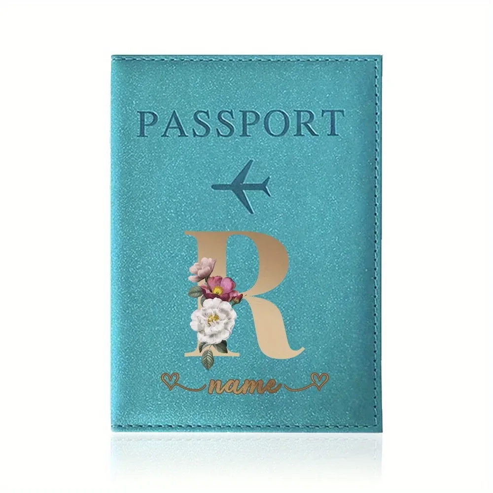 porte-passeport personnalisé avec nom personnalisable - capable d'imprimer des noms jusqu'à 26 lettres.