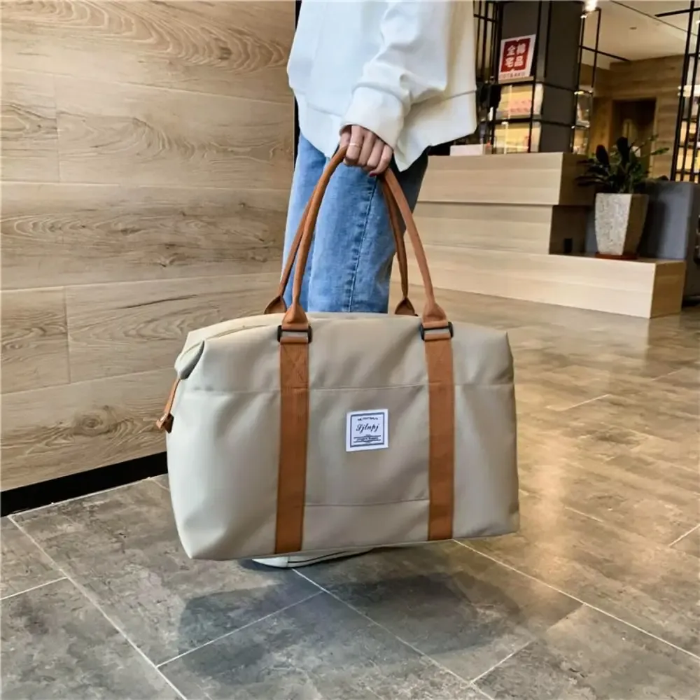 sac de voyage de grande capacité pour femmes, sac à main sec et humide séparé, sac de sport étanche et réglable