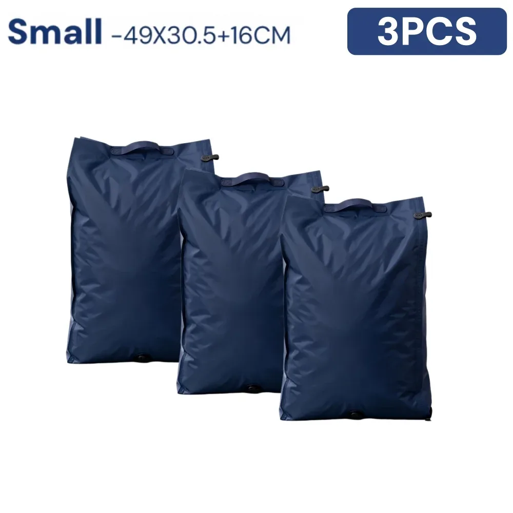 sacs de rangement sous vide pour voyage, économiseurs d'espace, réutilisables, résistants à la poussière et à l'humidité, sacs de compression durables pour valises de voyage