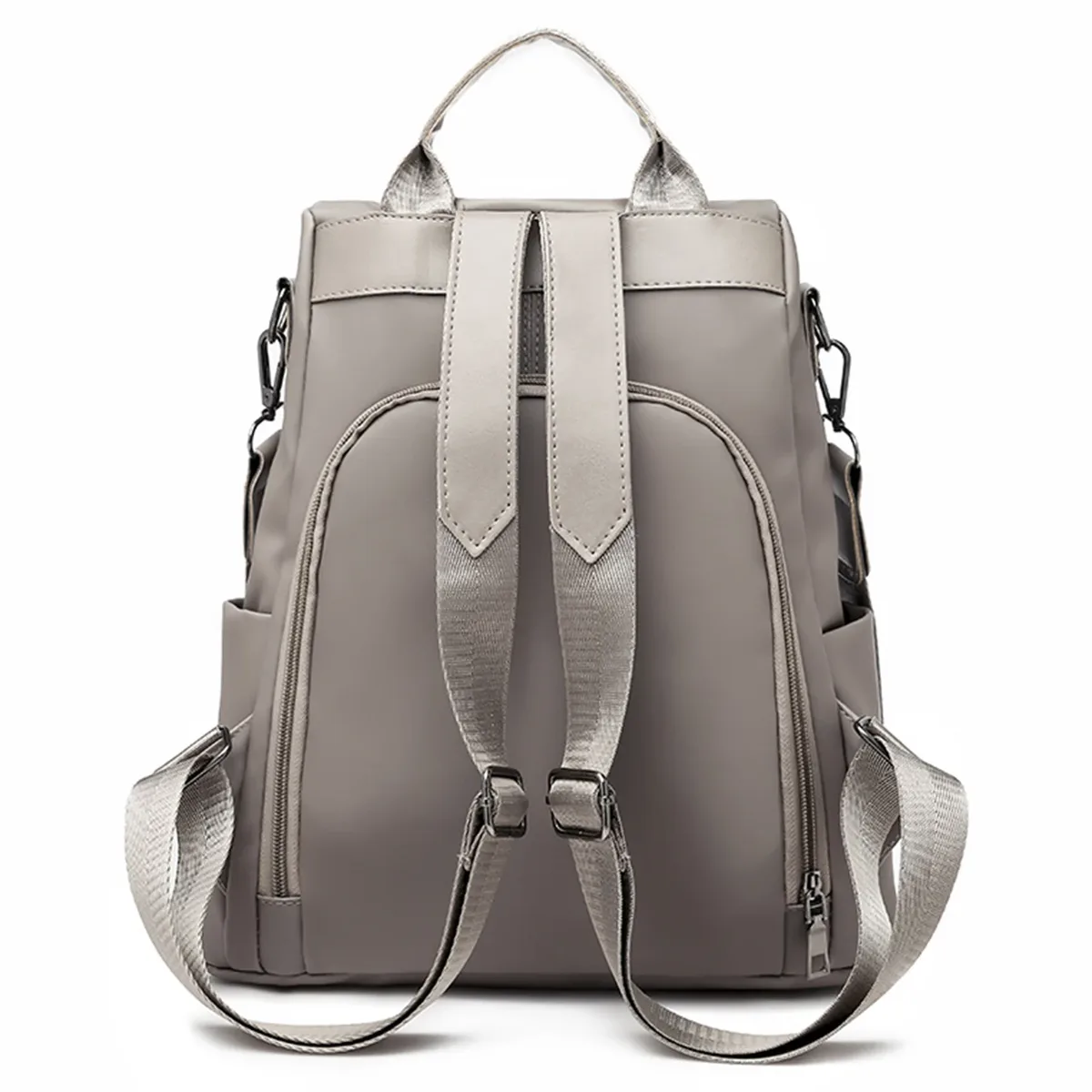 sac à dos de luxe pour femmes, sac d'école décontracté noir/kaki/rose rouge pour filles, sac à bandoulière de voyage à sangle détachable