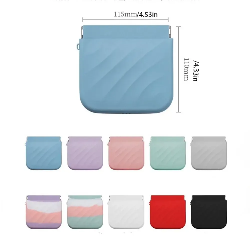 mini sac cosmétique simple en silicone, trousse de maquillage, accessoires de voyage, porte-monnaie, sac de rangement, sac de rangement pour bijoux, sac à ressort en forme de feuille, pour filles