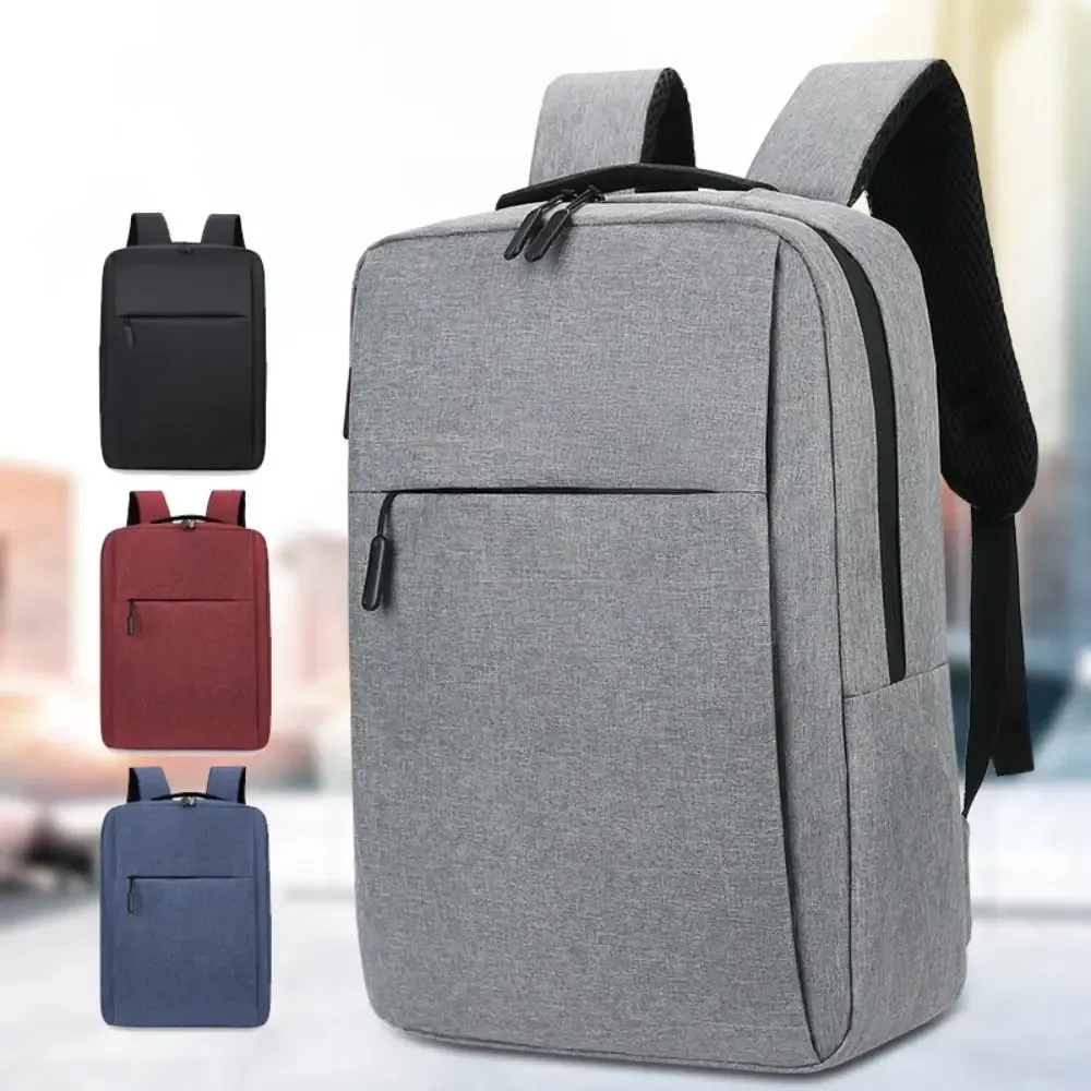 sac dos polyester gris noir bleu voyage étudiant affaires polyvalent ouvrage ordinateur transport travail