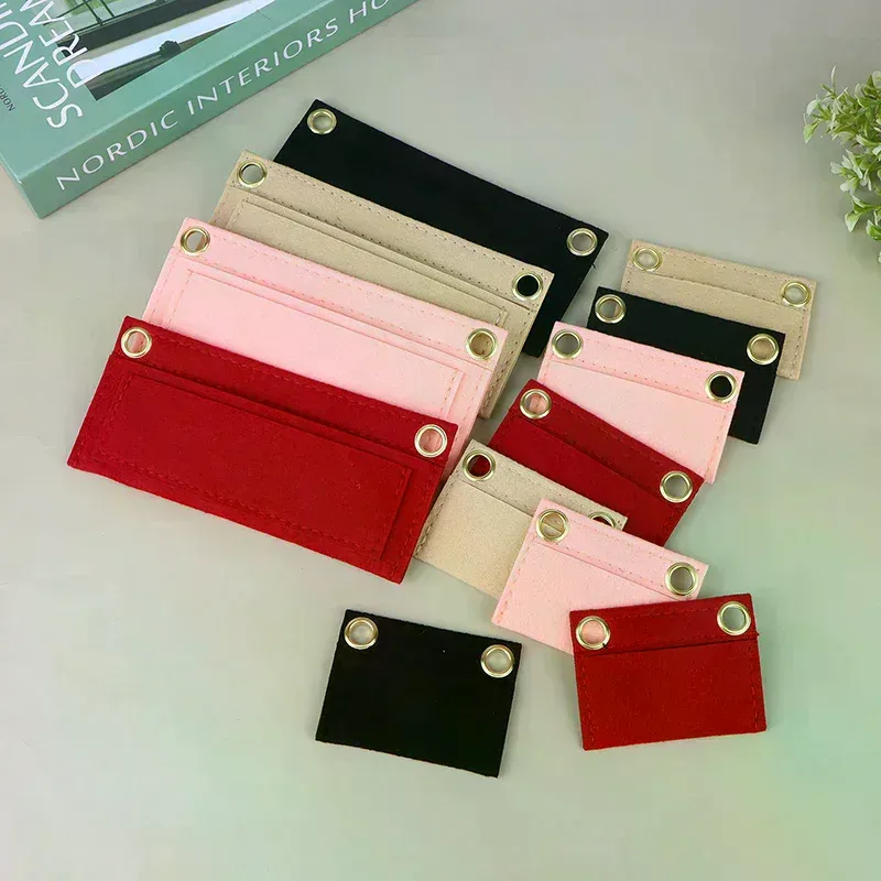 1 pièce : doublure de sac en feutre pour cartes, compartiment interne pour sac bandoulière modifié, organisateur de sac, accessoires