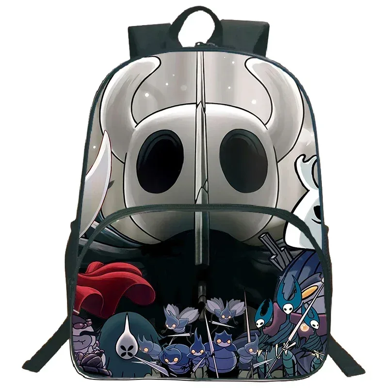 sac d'école léger sac à dos de chevalier creux jeu de dessin animé impression cartable pour enfants sac à dos de grande capacité garçons filles sac à dos de voyage
