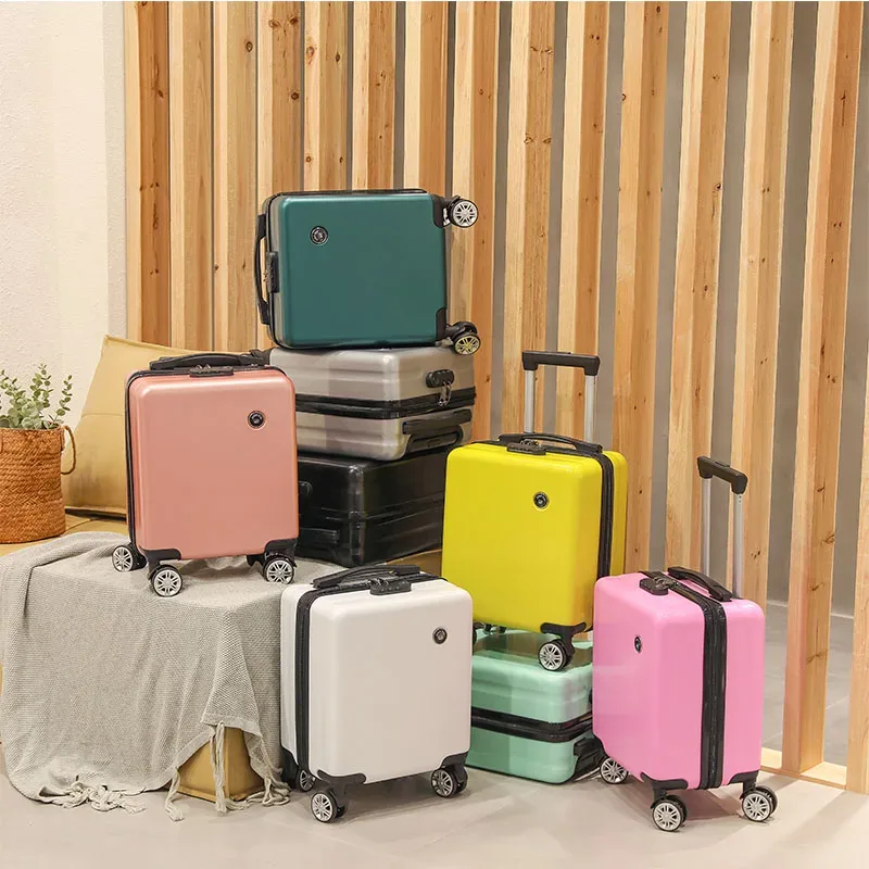 valise d'embarquement pour jeune homme et femme, petite boîte légère, multi-taille, nouvelle version à la mode, 14/16 pouces