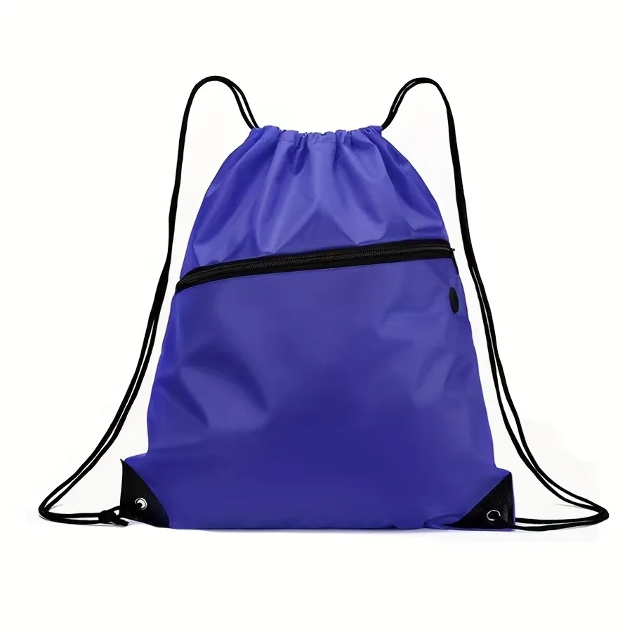 sac à cordon de serrage 1 pièce, sac à dos à cordon de serrage de grande capacité, sac de voyage pour sports de plein air, trousse de toilette
