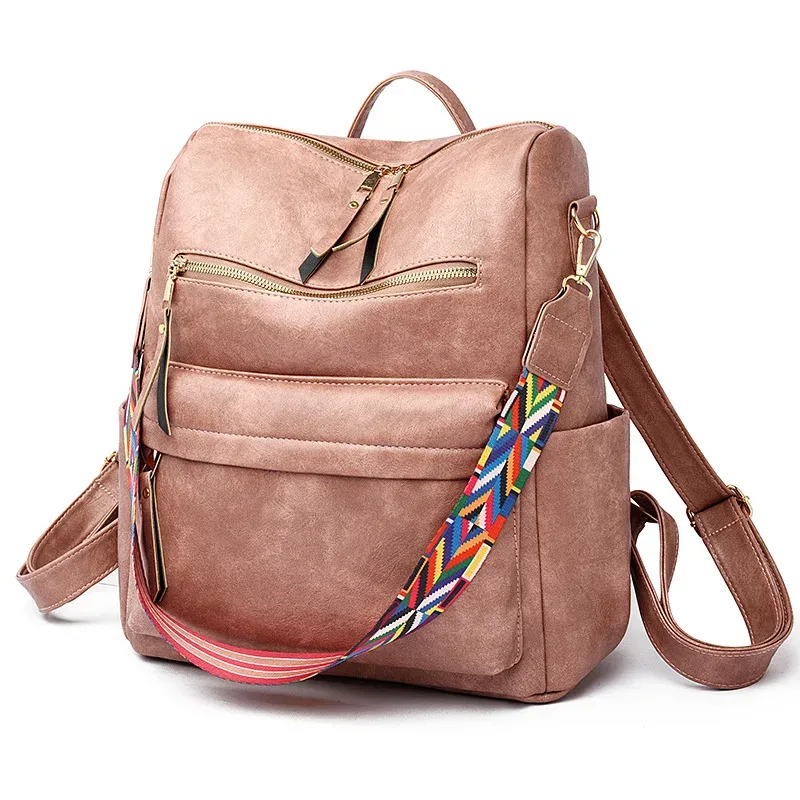 vente chaude femmes pu mode sac à dos sac à main conception polyvalente convertible sacoche sacs à main sac à bandoulière sac de voyage
