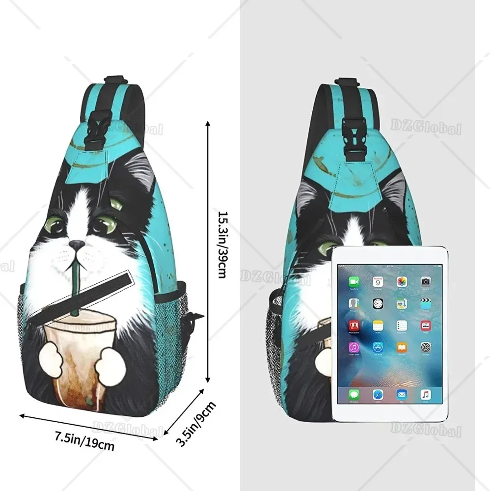 sac à dos à bandoulière pour hommes et femmes, sacoche de poitrine unisexe pour voyage, randonnée