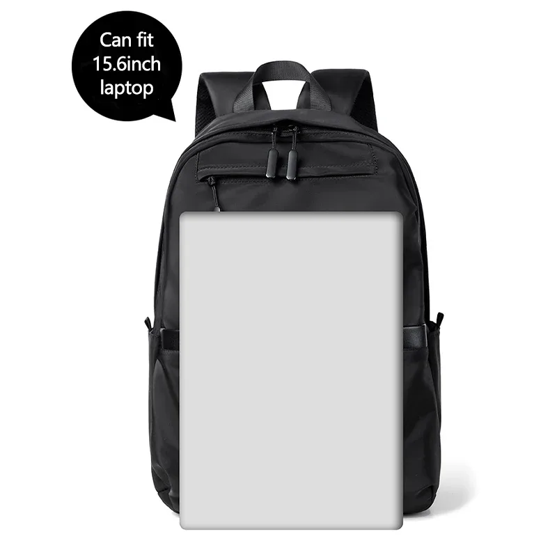 sac à dos étanche ultraléger de grande capacité pour homme, cartable d'école à la mode pour ordinateur portable de 15.6 pouces