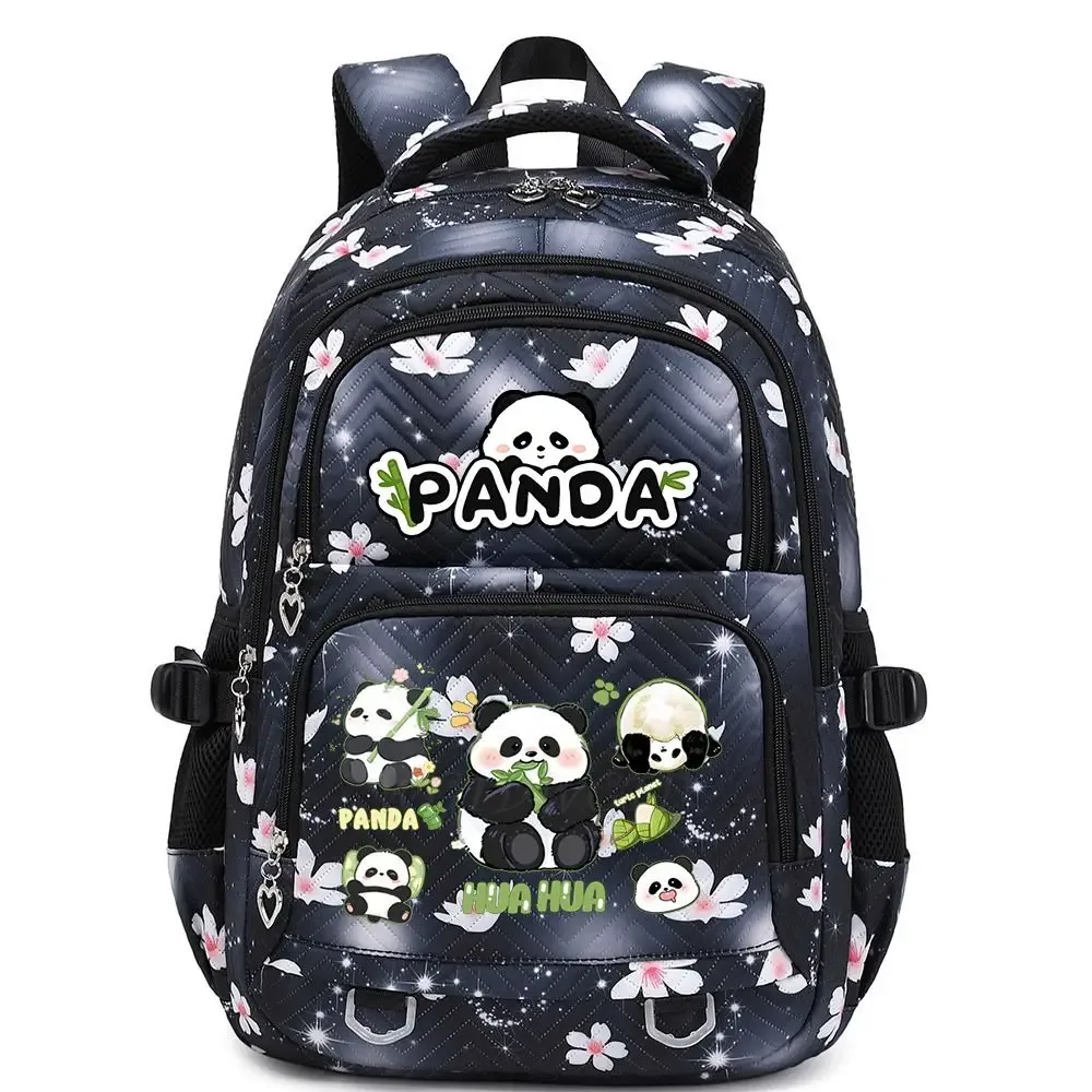 nouveau panda he hua sac à dos mignon dessin animé imprimé étudiant cartable mode garçons filles haute qualité grande capacité voyage sacs à dos