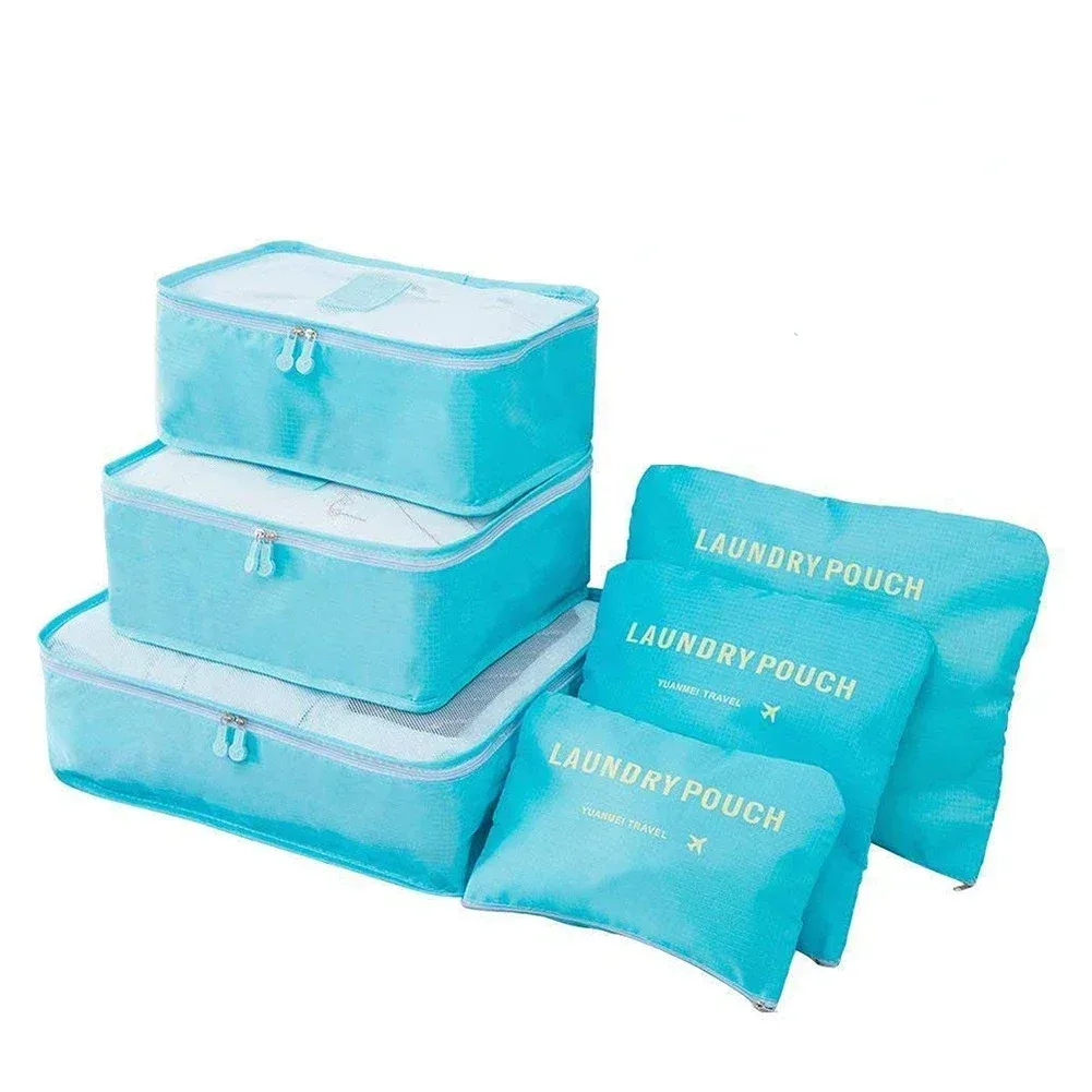 organisateur voyage sacs rangement oxford doux polyvalent transparent respirant fermeture éclair durabledurable pliable transport facile conception boucle empilable vêtements
