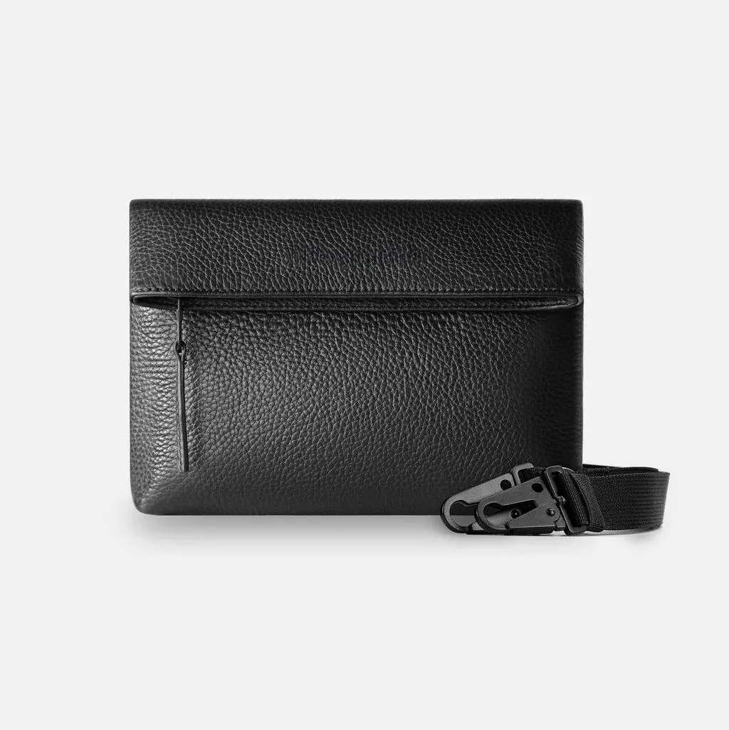 sac bandoulière mini pour homme en pu pleine fleur de haute qualité, poids minimal 28g, modèle 153