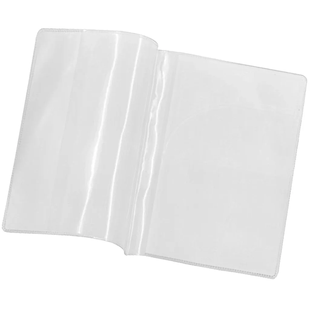 housse de protection transparente pour passeport, en pvc, protection contre la saleté, housse de passeport imperméable, porte-cartes de crédit, 1/5/10/20 pièces