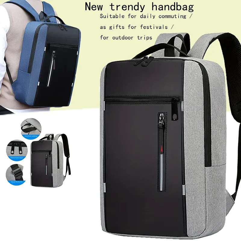 sac à dos pour ordinateur portable imperméable pour les trajets quotidiens, design fin et élégant, sac à dos léger pour les voyages d'affaires, pour hommes