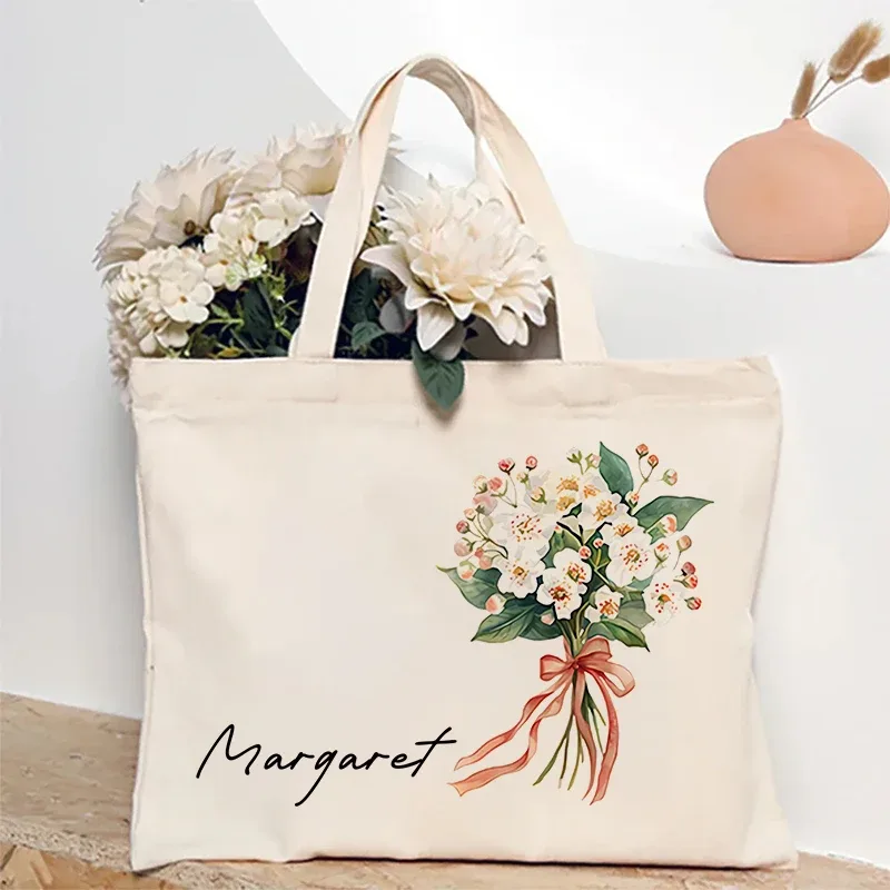 sac à main personnalisé avec nom, sac de rangement de voyage, sac à bandoulière, cadeau d'anniversaire et de mariage pour demoiselle d'honneur