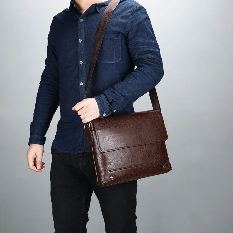 sac à bandoulière, sac à bandoulière pour homme, sac d'affaires, grande capacité, pour les voyages d'affaires et le travail