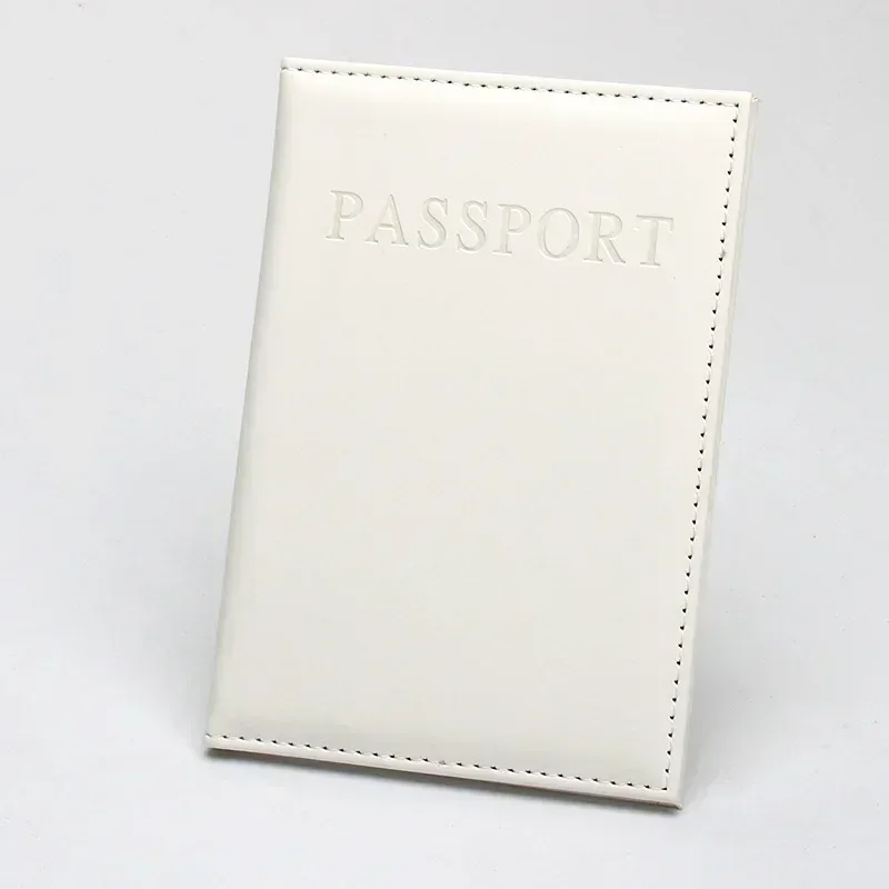 1pc mode nouveau pu femmes porte-passeport couple modèles filles voyage passeport couverture unisexe porte-carte homme porte-carte portefeuille