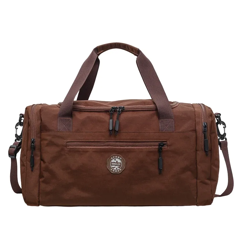 sac de voyage de grande capacité, sac de sport avec plusieurs compartiments, sangle réglable, idéal pour les voyages, les sports de plein air, le camping
