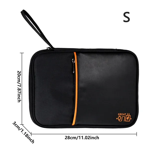 sac de rangement de câbles de données portables, chargeur usb numérique, fil d'écouteurs, boîte de rangement de batterie externe, kit de voyage, pochette de rangement