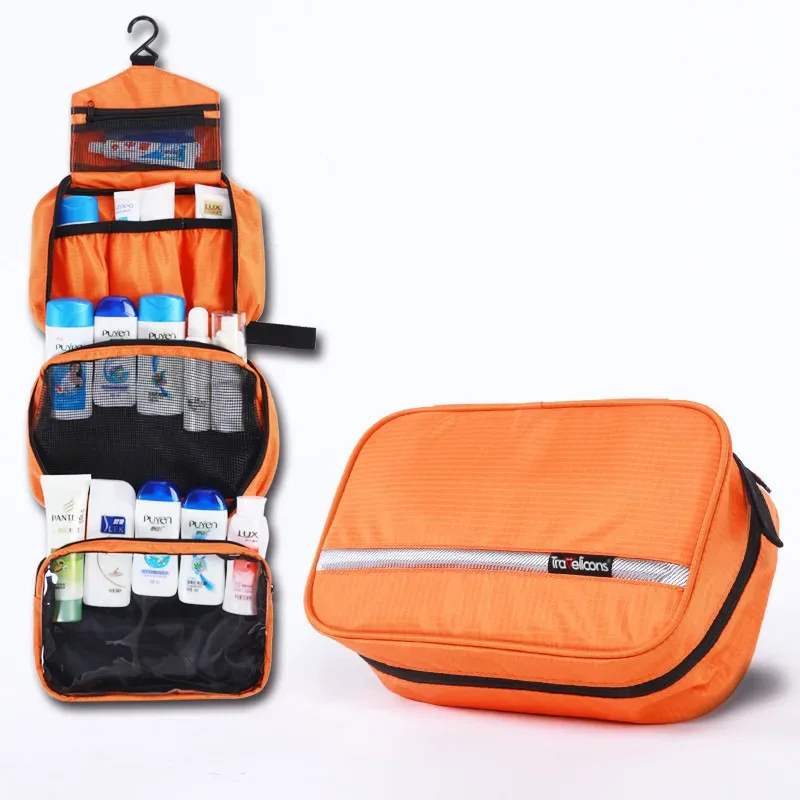 sac de maquillage étanche à fermeture éclair pour hommes et femmes, trousse à cosmétiques, trousse de beauté, organisateur de maquillage, trousse de toilette, kits de rangement, pochette de lavage de voyage